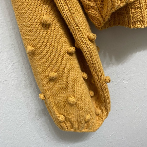 Nectar Cropped Knit Sweater with Bell Sleeves - Picture 3 of 6